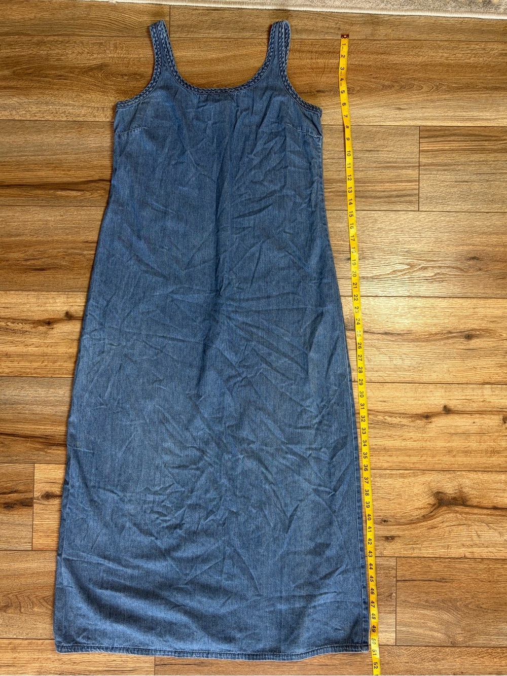 vintage Faded Glory Cottagecore grandmacore boho retro denim dress - Picture 2 of 10